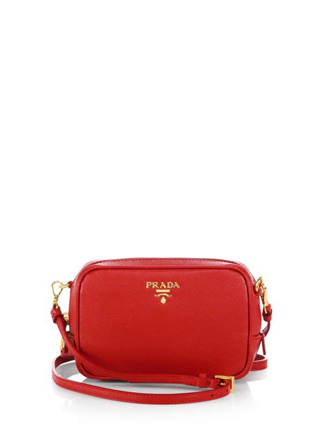 prada red coloured snakeskin handbags|Prada camera bag saffiano.